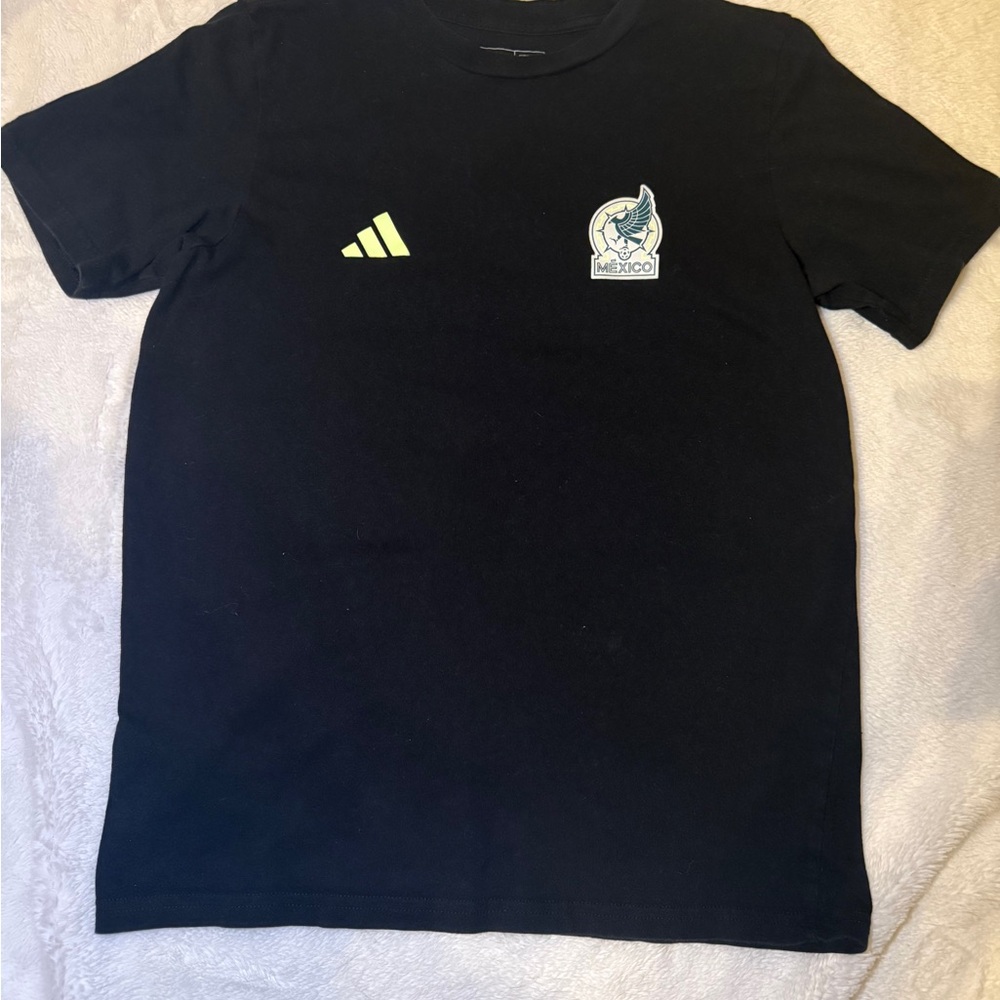 Kids Black Soccer Logo Tee